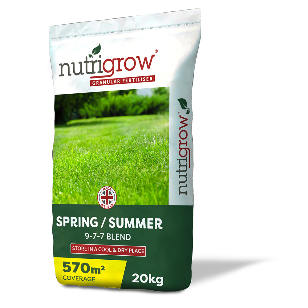 Nutrigrow Spring Lawn Fertiliser 9-7-7 Blend 20k